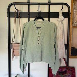 Pastel Green Loft Sweater